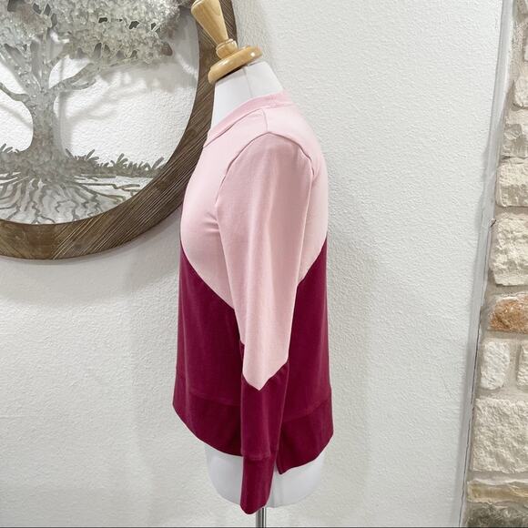 Summersalt Softest French Terry Pullover Pink Rosewood Shell Small - Picture 4 of 9